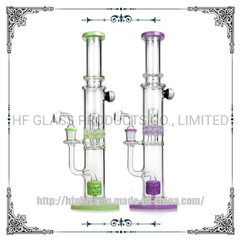 16 Inches Wholesale Big Oil DAB Rigs Smoking Glass Water Pipes