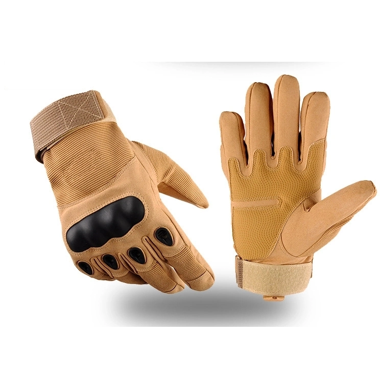 Full-Finger Leather Military Combat Tactical Gloves