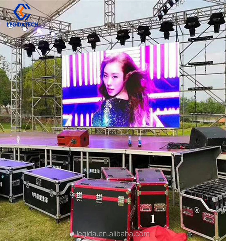 Legidatech Wiederaufladbare Bild Vermietung Bühne Hintergrund Flachbild-LED-Bildschirm TV LED-Anzeige in Kuala Lumpur