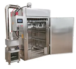 Horno de humo de ahumadero industrial completamente automático Qzx-250 elaboración de carne ahumada / Bacon/Jamón/salchicha