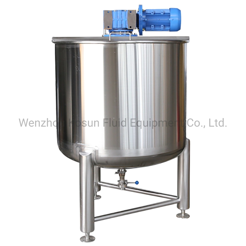 Stainless Steel Septic Fermentation Chemical Storage Tank with Agitator 100L