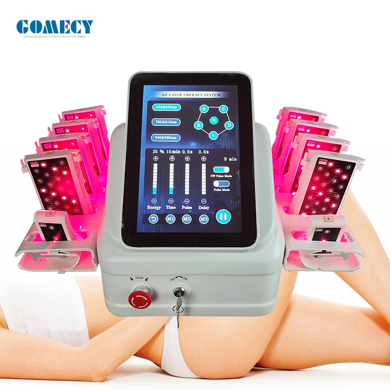 6D جهاز الليبو 650nm 940nm Lipo Laser Beauty Machine for Body التخسيس