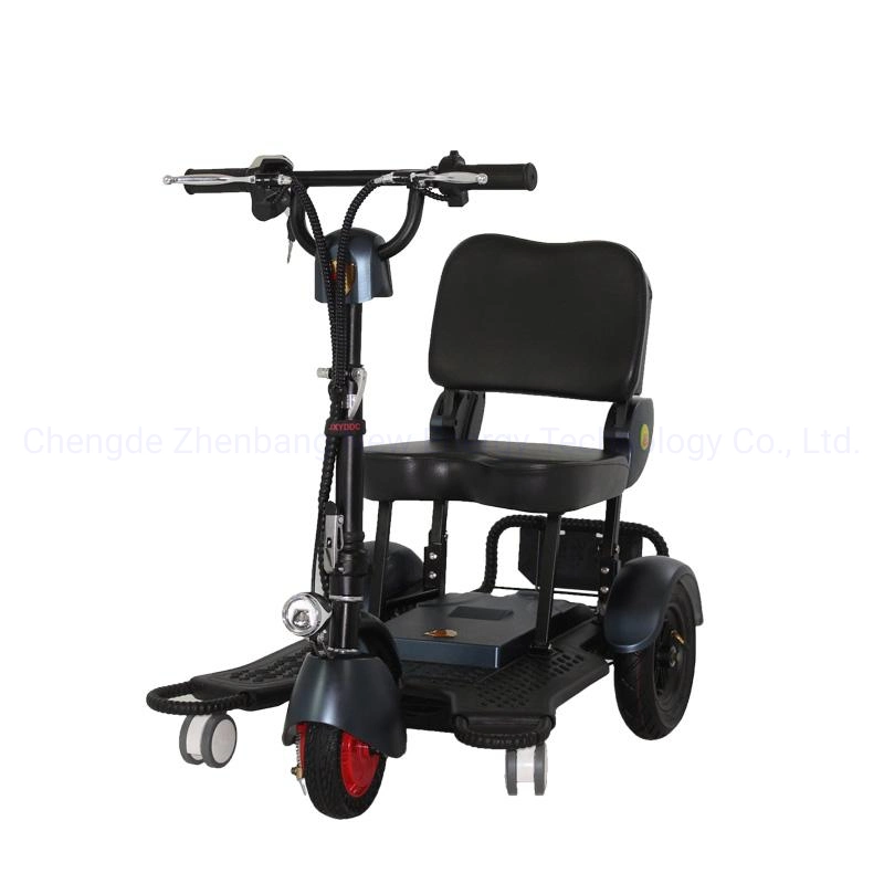 New Design 3 Wheel Handicapped Electric Mobility Scooter for Adult Powerful Foldable Portable Tricycle