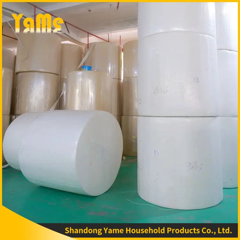 Raw Material Jumbo Tissue Paper for Baby Diaper and Sanitary Napkin Toilet Paper Facial Tissue Paper