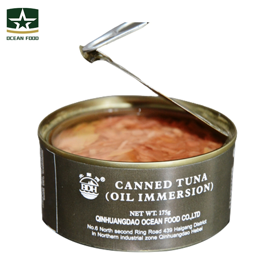 175g Easy Open Mouth Ready to Eat Oil Immersion Seafood Canned Tuna