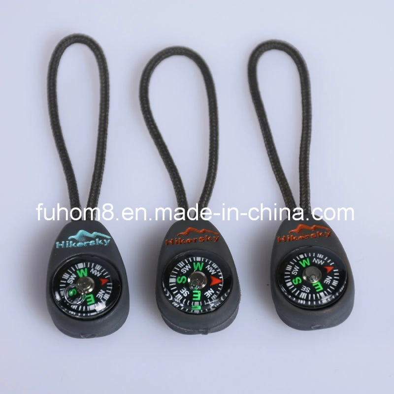 Customized Plastic Rubber Zipper Slider for Garment