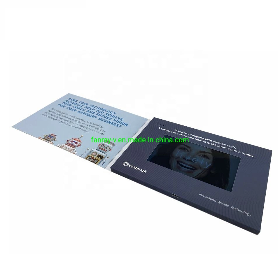 Personalised 5inch LCD Video Invitation Card for Beauty and Health Industry