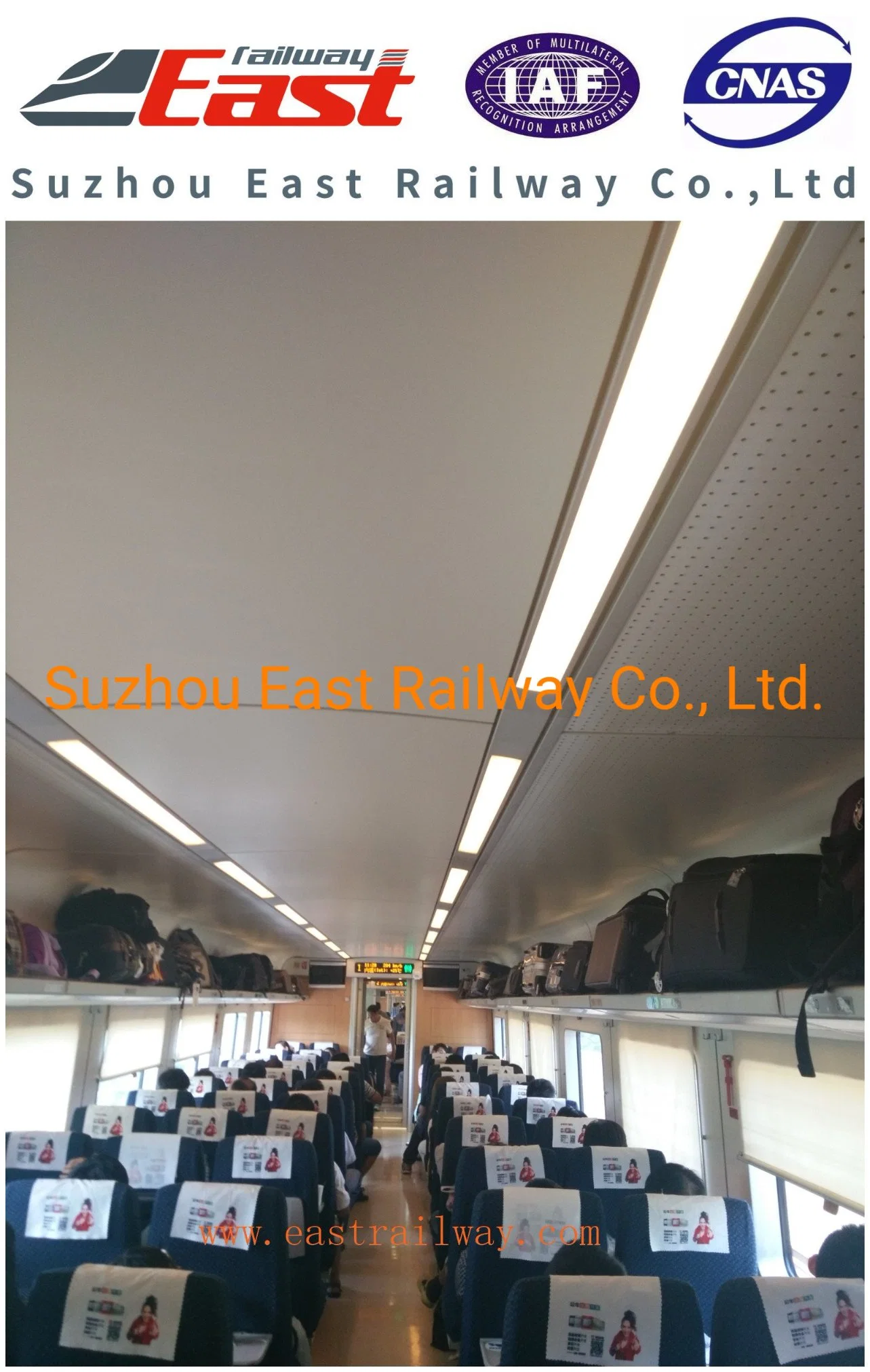 Railway Passenger Car Lighting/Lamp for Emu/Lrt/Metro/Coach Compartment