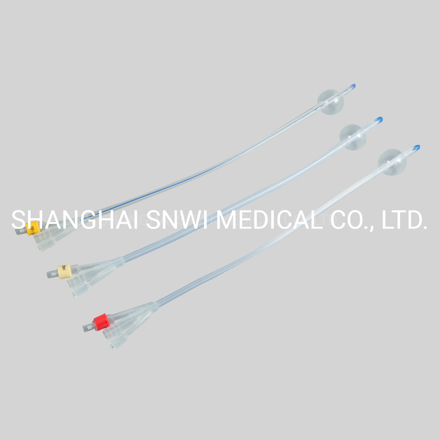 Original Factory Price Disposable Sterile 100% Medical Silicone Urethral Foley Catheter 1/2/3 Way with Balloon for Hospital