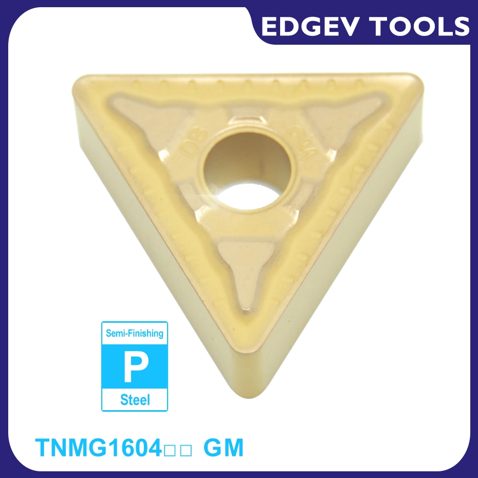 Herramientas de torneado Edgev Carbide Latha Inserts Tnmg160404 Tnmg160408 Tnmg331 Tnmg332