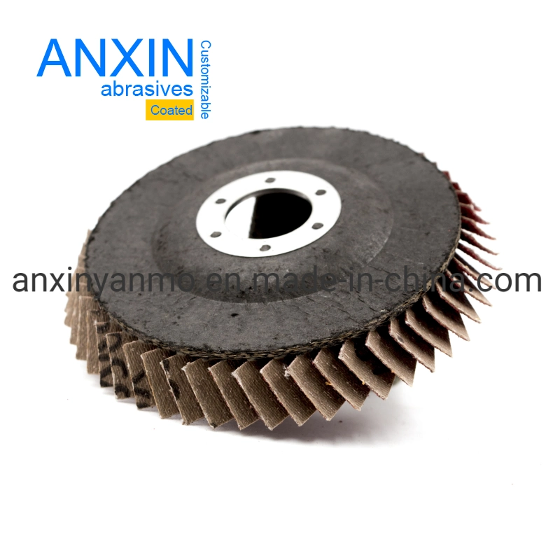 4.5'' Ceramic Cup Flap Disc with Fiberglass Backing for Deburring and Removing