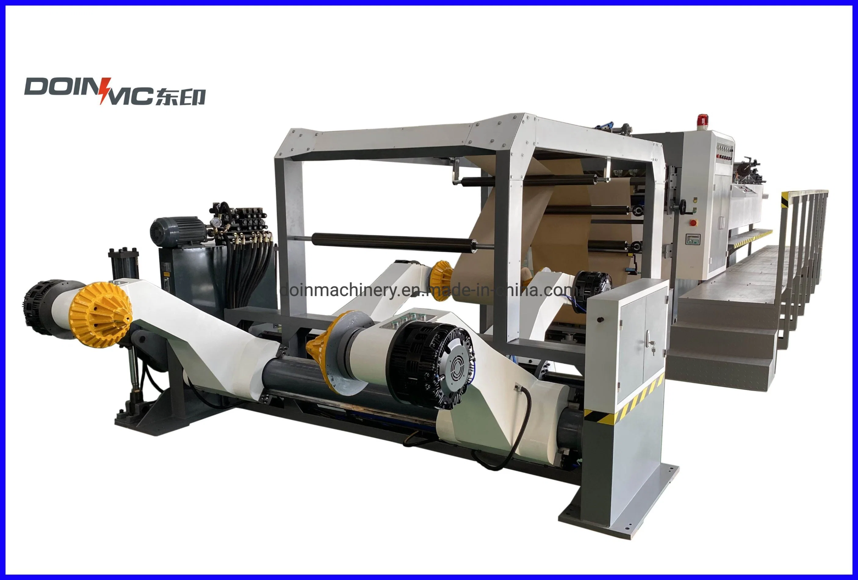 Rotary-Blade Sheeting Machine Adopts German FAG Bearings Hole Punching Inline