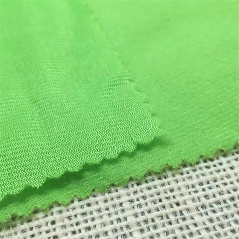 Recycle Polyester Knitted Tricot with Brushed Sportswear Fabric Pocket Fabric Loop Velvet