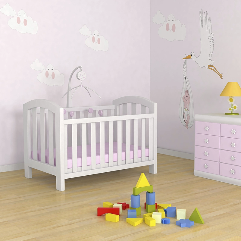 Hot Sale Modern Design Newborn Baby Furniture Baby Cot Bed