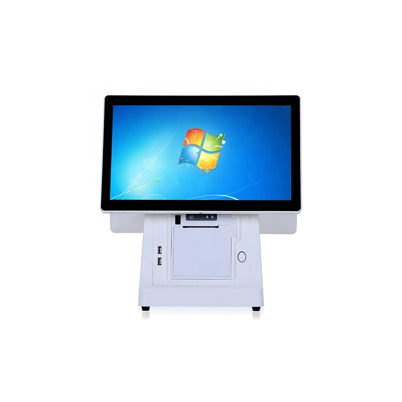 OEM Dual Touch POS+Systeme eingebaute Drucker POS Maschine