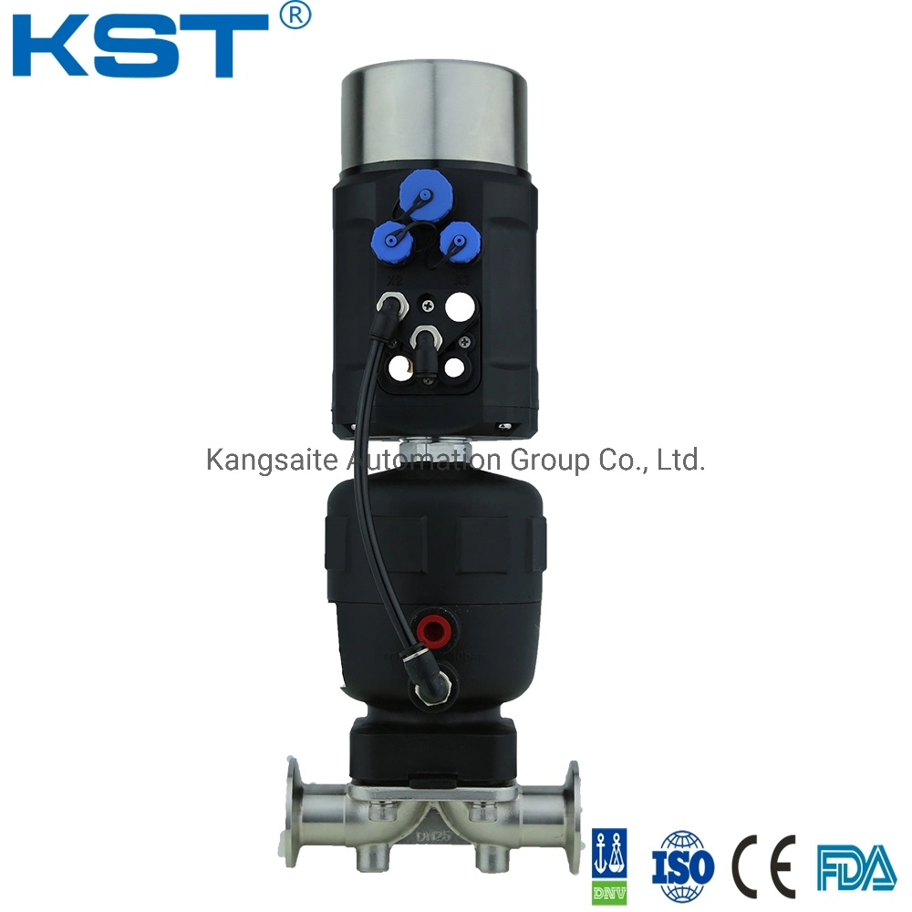 Kt/OEM Pneumatic marcação, ISO9001, FDA, API, Dnv Válvula de diafragma manual