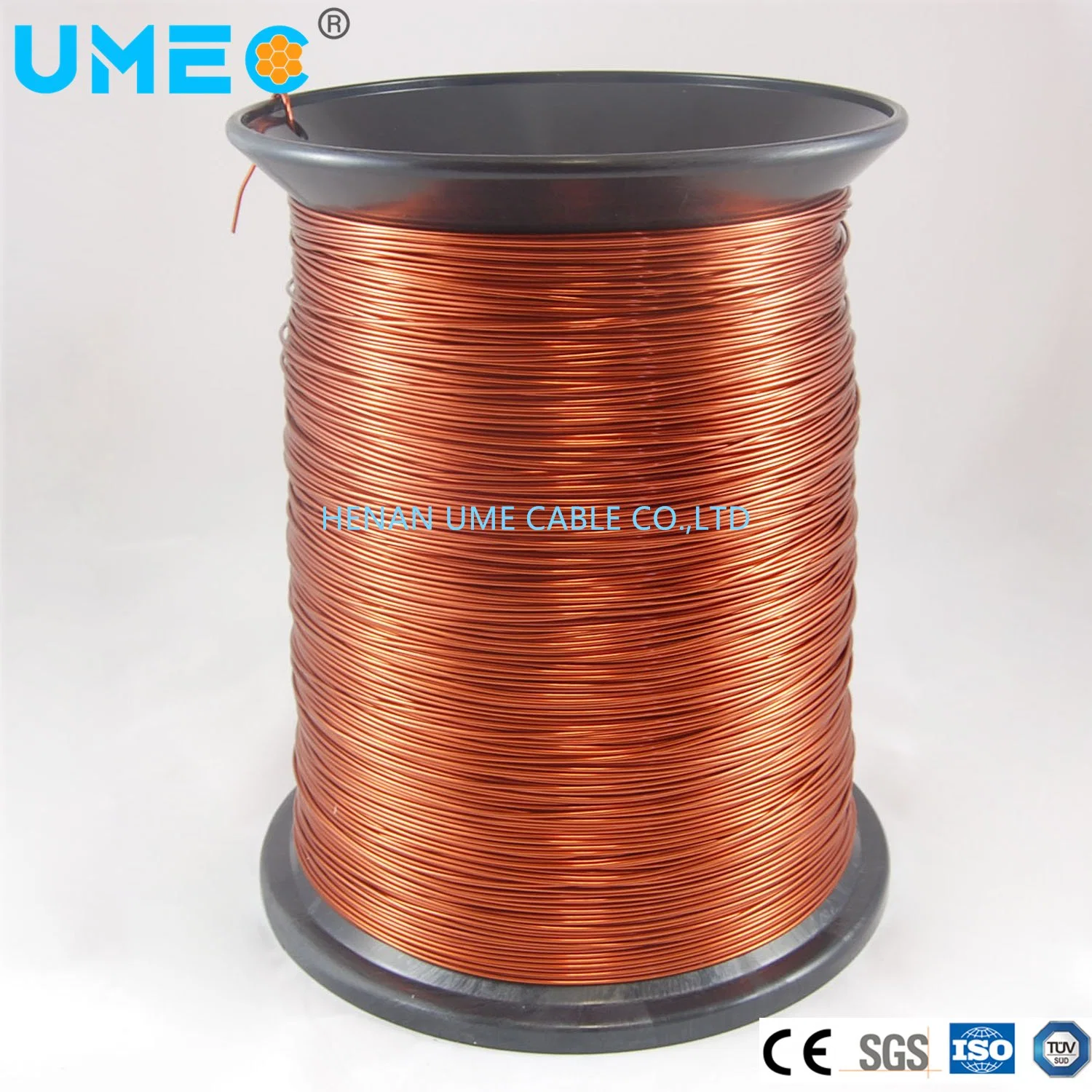 Cable de bobina de alambre recubierto de cobre con un esmalte Film