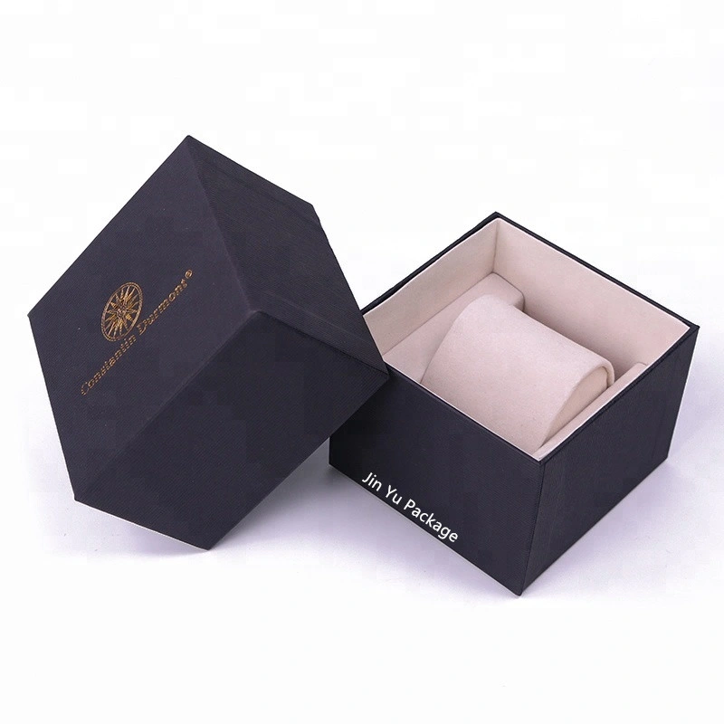 Custom Cardboard Paper Cover Bottom Gift Vevlet Pillow Watch Packaging Boxes