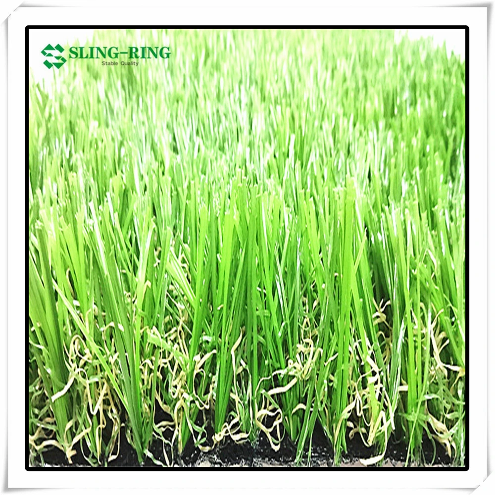 Soccer Artificial Grass Diamond Shape Artificial Grass for Football