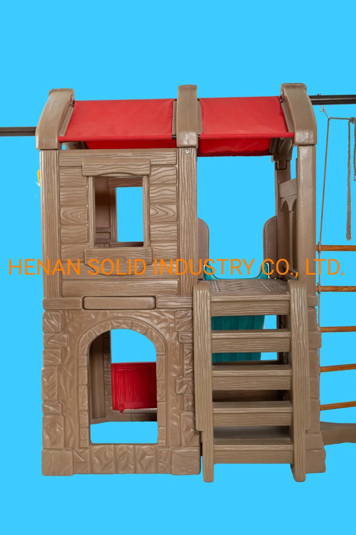 Indoor Slide Kindergarten Kids Plastic Playground Slide and Swing for Kids