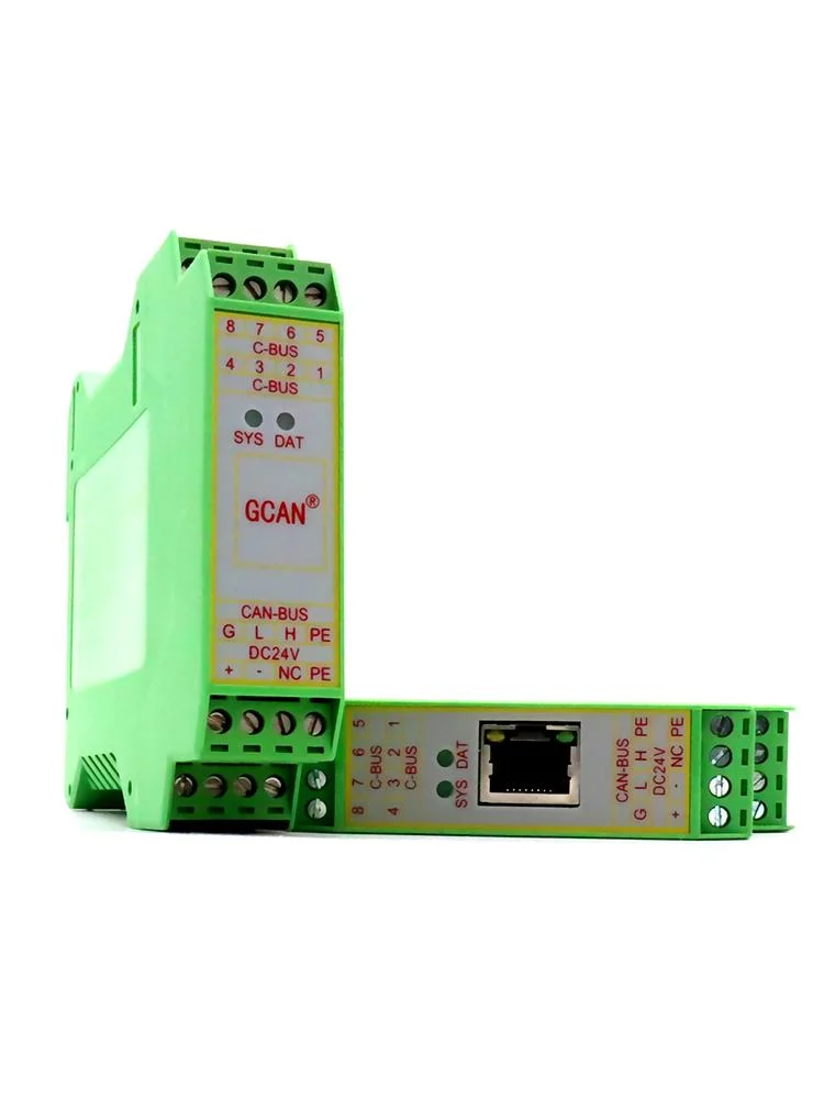 Ethernet y conexión de BUS CAN de protocolo Modbus TCP Gcan-205 Gateway