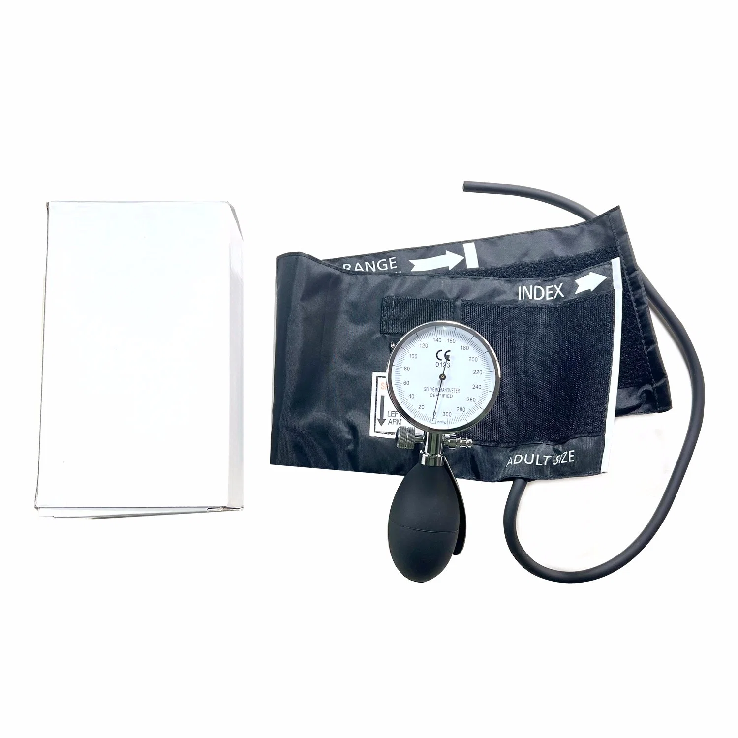Kt-A11 Professional Blood Pressure Monitor Adult Deluxe Aneroid Palm Type Sphygmomanometer Single Tube Double Tube Sphygmomanometer