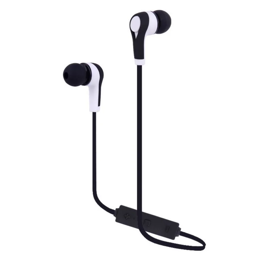 Black Sweatproof Mobile Phone Earphone in Ear Bluetooth Earphone with Mic