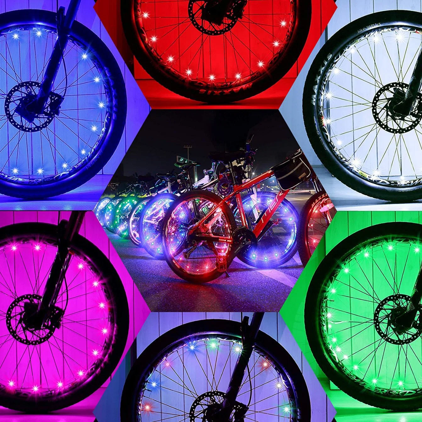 High Brightness LED Bike Wheel Lights
