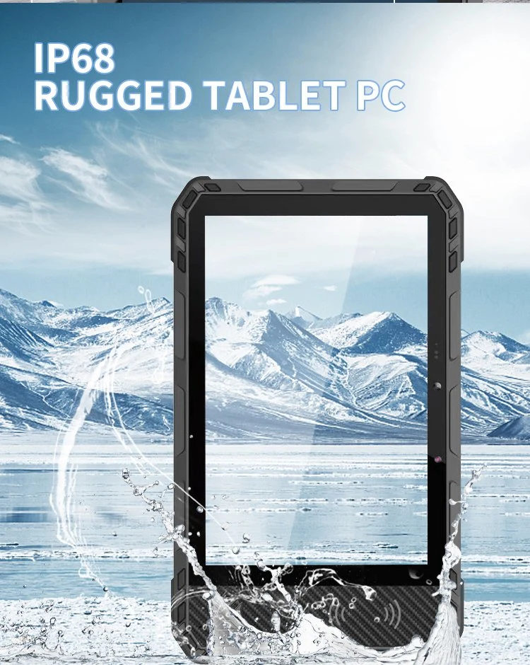 High Brightness 800nits 10000mAh 800*1280 16: 10 8inch Industrial PC Android Rugged Tablet Sunlight Readable