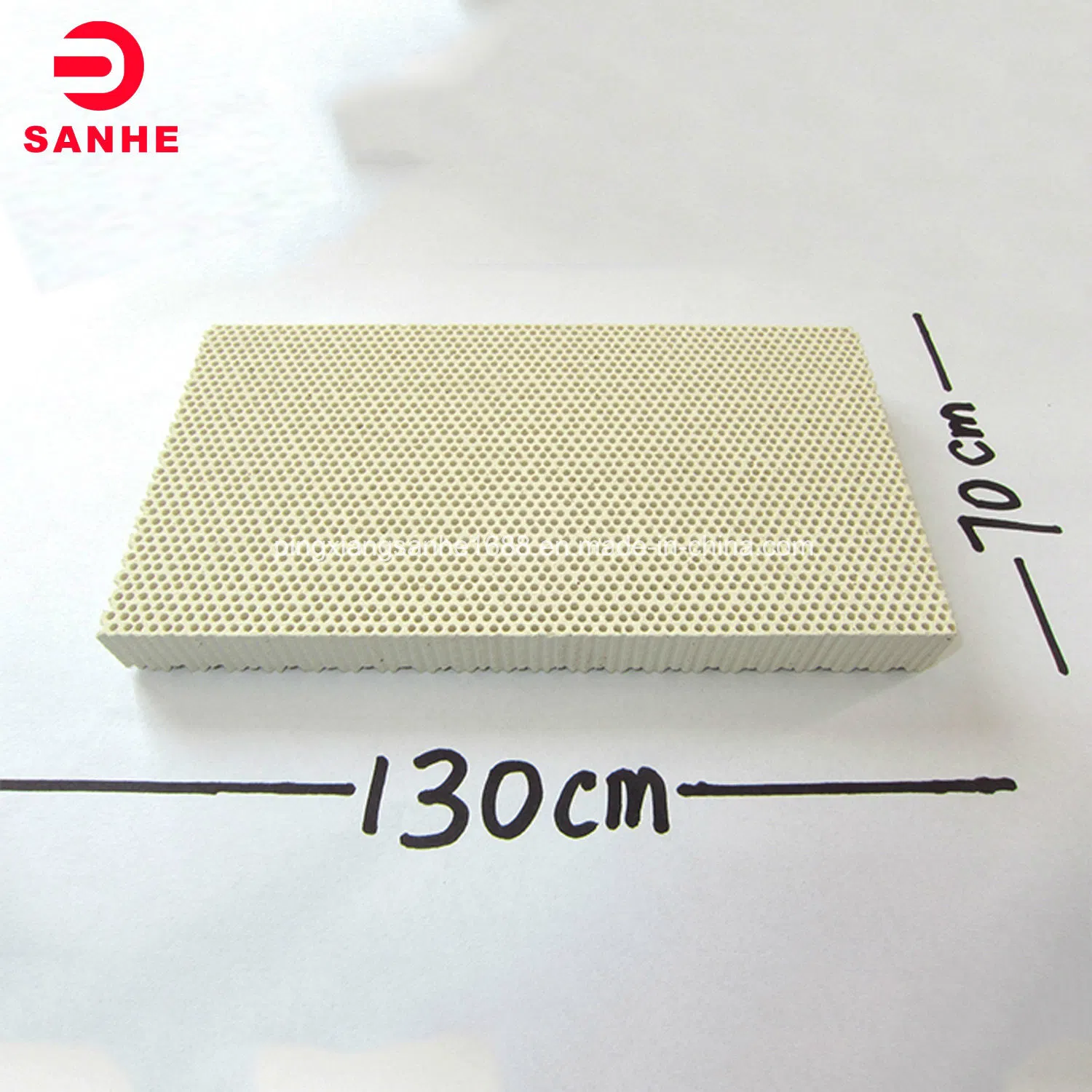 Infrared Honeycomb Ceramic Burner Sheet/Burning Plate for Barbecue 132X92X13mm