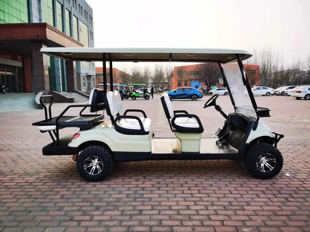 Factory Direct 6 asientos de coche de golf eléctrico con caja de carga