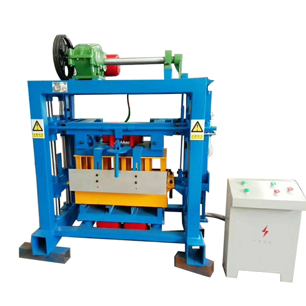 Paving Block Making Machine Qt40-2 Mannual Interlocking Brick Making Machine