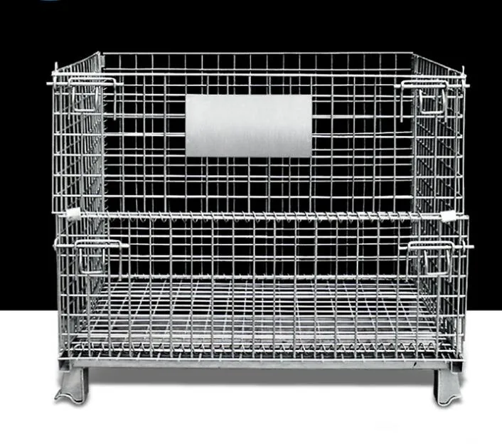 Multi-Specification Collapsible Steel Wire Mesh Container Storage Used for Auto Parts