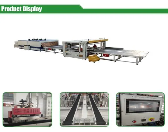 Fully Automatic Double Side Thermal Sealer and Shrink Wrapping Equipment for Glass Doors and Wood Building Material