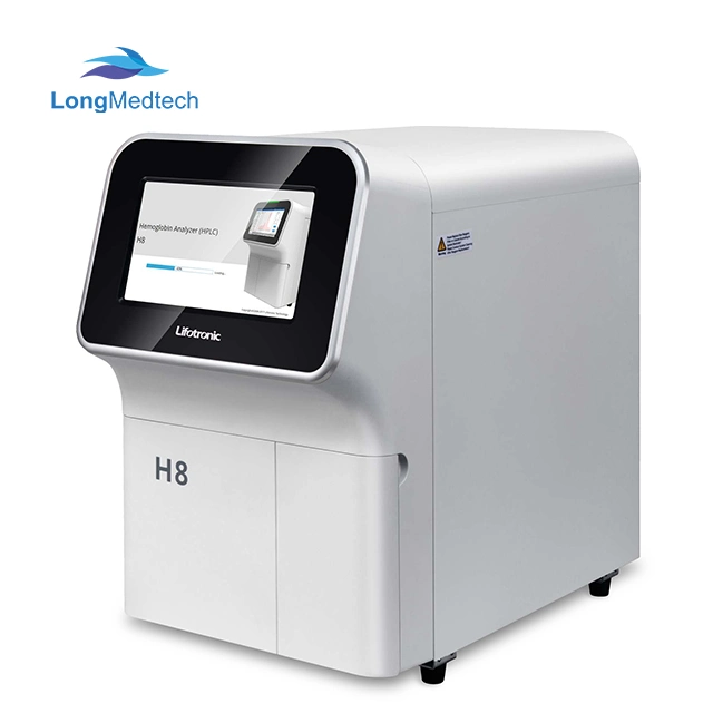 El analizador de hemoglobina de laboratorio de alto rendimiento de HPLC, cromatografía líquida (HPLC) completamente automática de analizador de hemoglobina H8