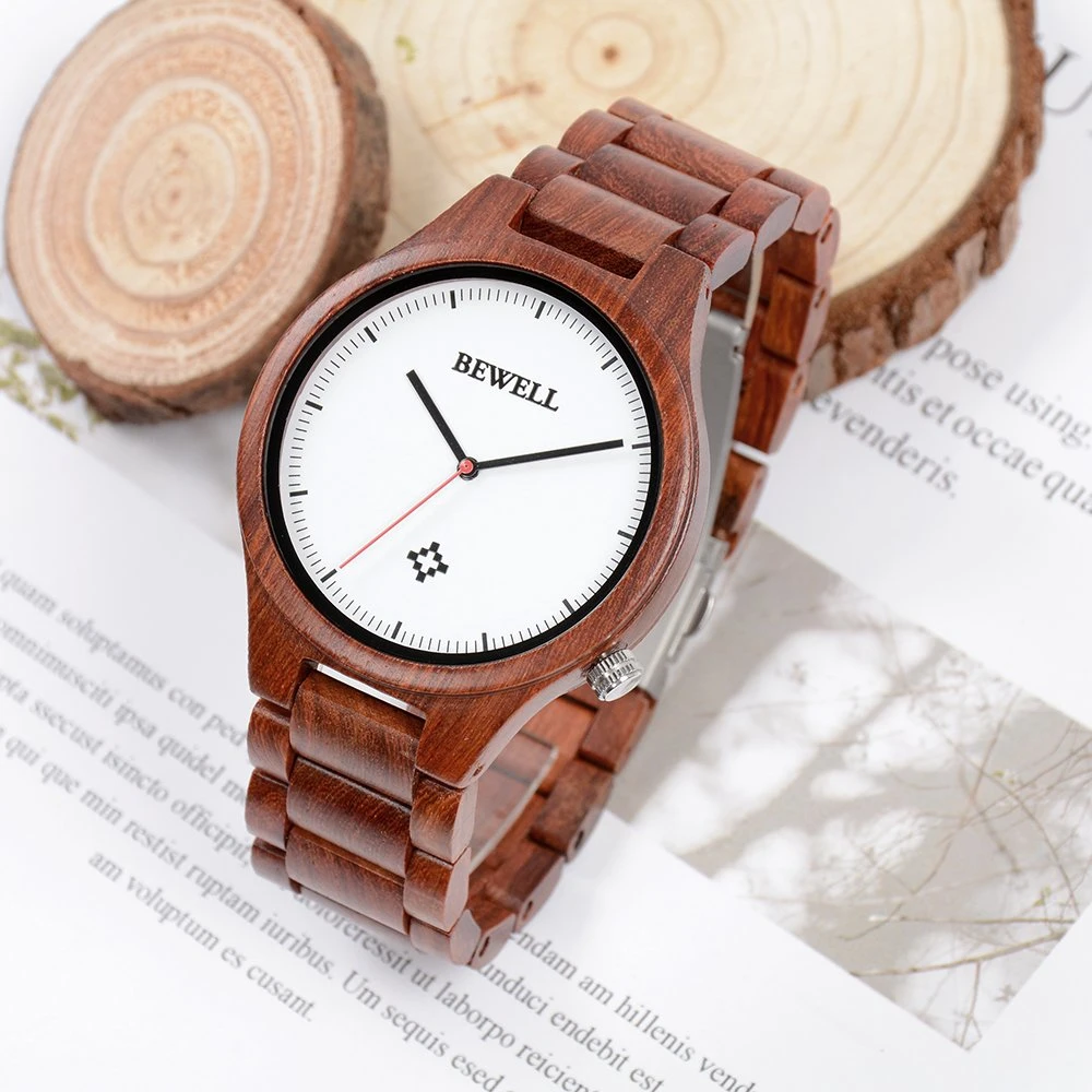 Luxury Branded Natural Wood Band Men's Casual Business Wooden Watch Charming Style