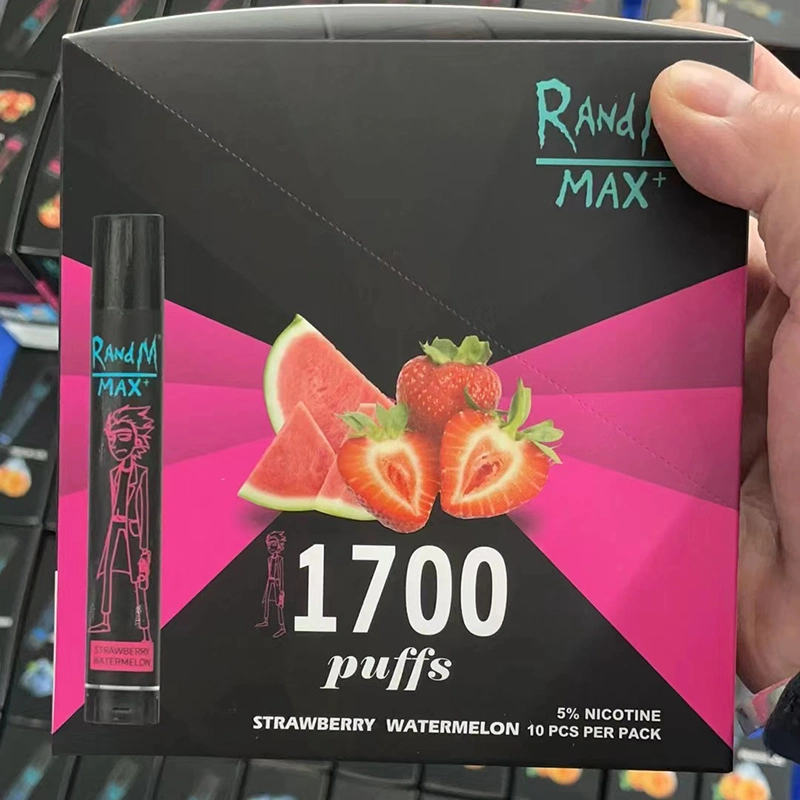 Fumot original Randm Max 1700 Puffs descartáveis cigarro eletrônico com Caneta de papel para controlo do fluxo de ar