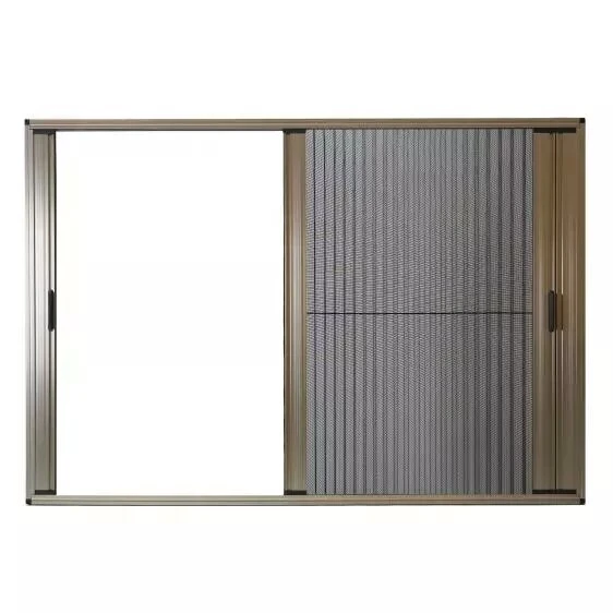 European Standard Latest Design Anti Mosquito Aluminum Frame Insect Security Screens Fly Retractable Screen Door for Windows and Doors