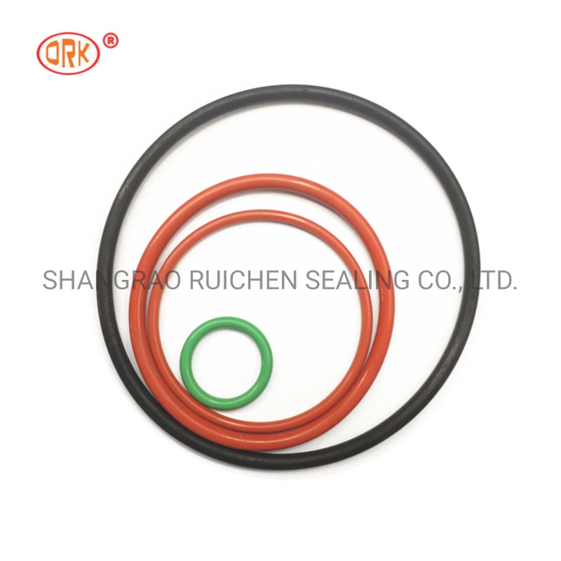 Food Grade FDA O Ring ASTM D2000 Silicone Good Elongation Flat O-Ring