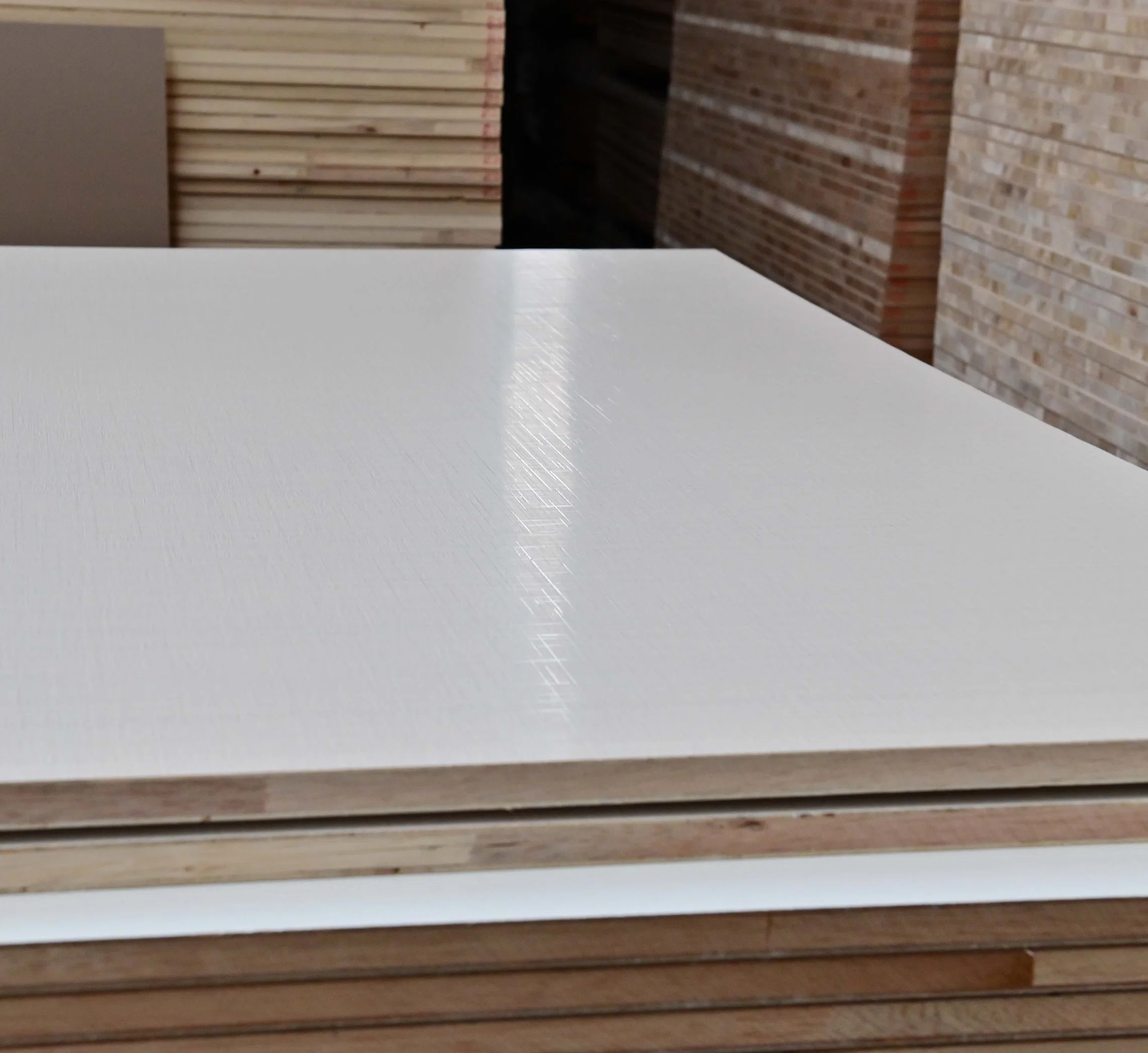 Factory Hot Sale 1220X2440mm 18mm Melamine Plywood/White Melamine Plywood Sheet