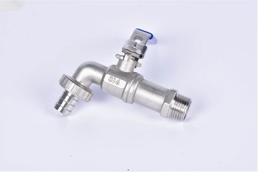 European Style Garden Brass Faucet Hose Water Tap Separator Ball Valve