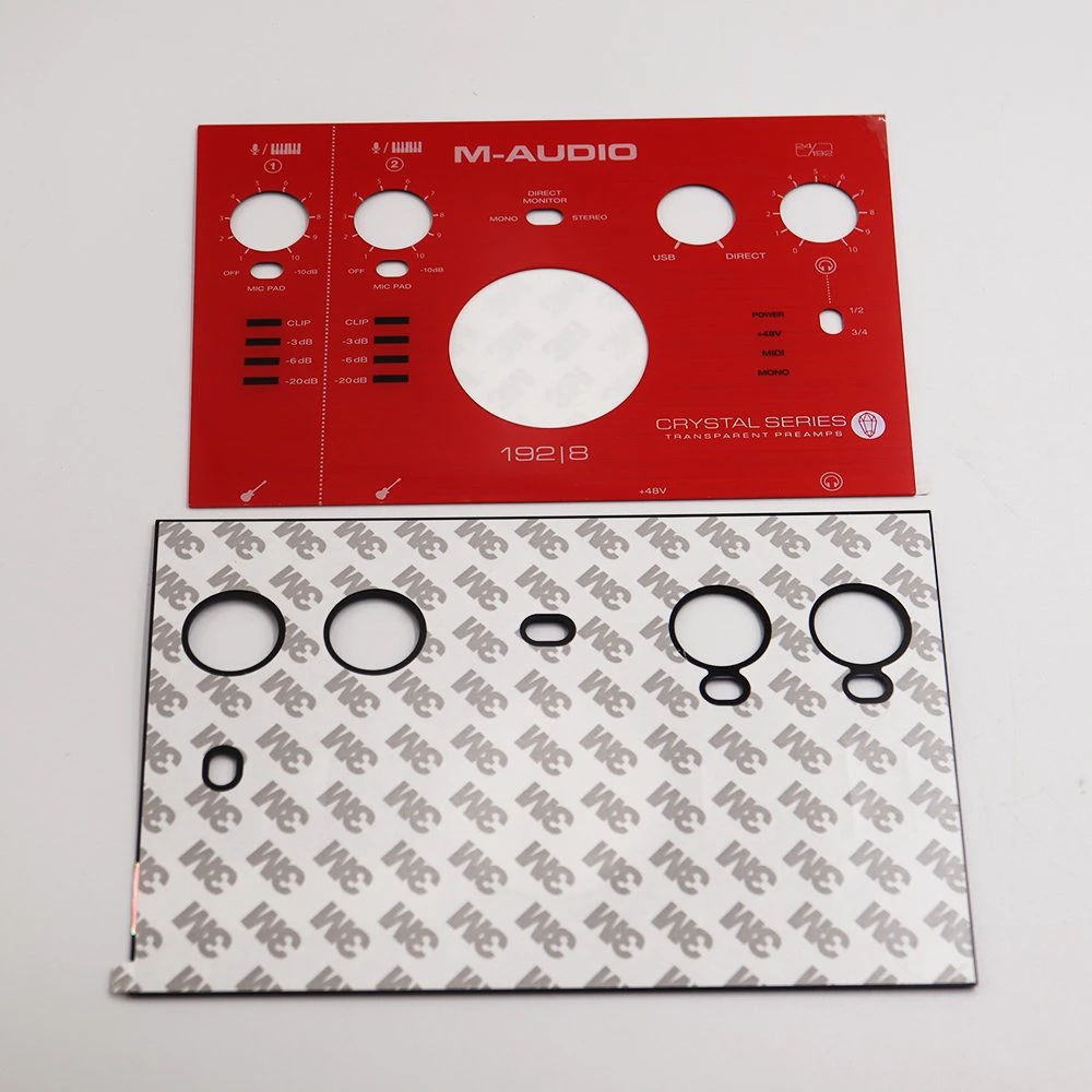 Serigrafía de alta calidad de la membrana personalizado panel eléctrico de control de la etiqueta