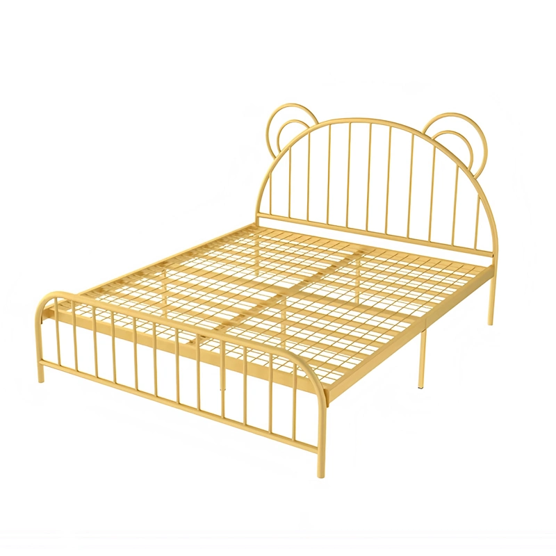 Children's Room Cute Princess Style Metal Bed