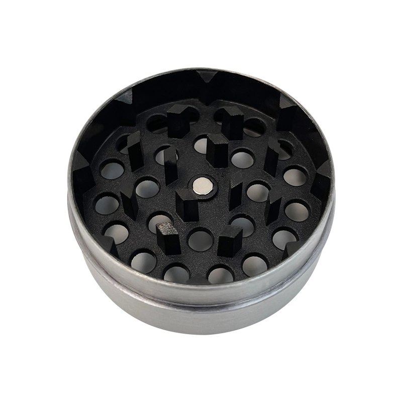 4 Layers Magnetic Smoking Zinc Alloy Custom Logo Herb Grinder Smoking Accessories