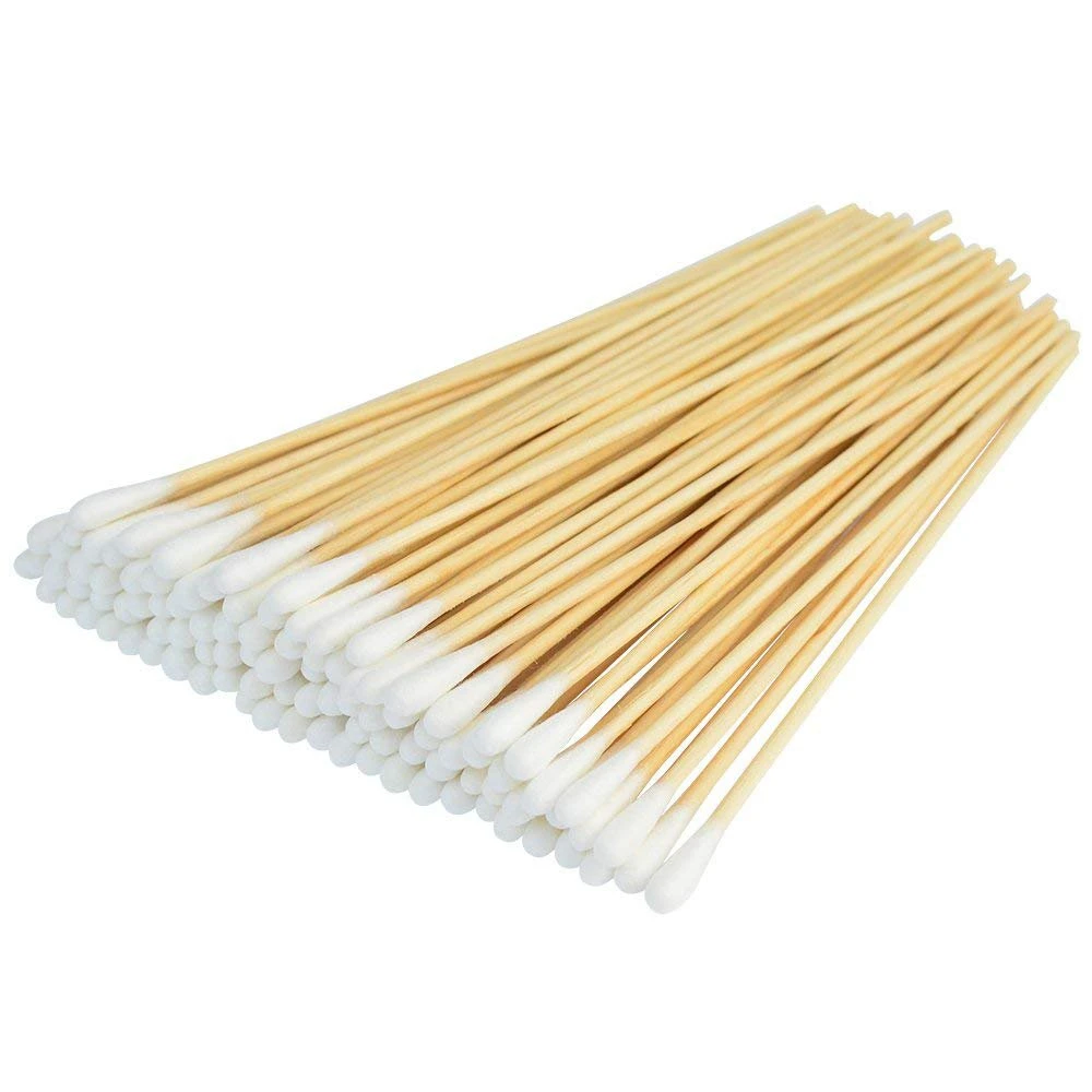 Eco- Friendly 200PCS Cotton Bud Bamboo Cotton Swabs