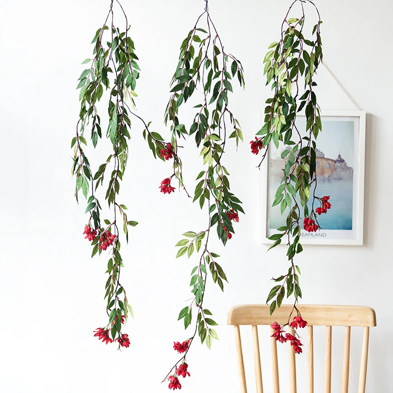 Plantas penduradas decoração Artificial String de Flores As medulas com folhas para Piscina Piscina decoração de jardim