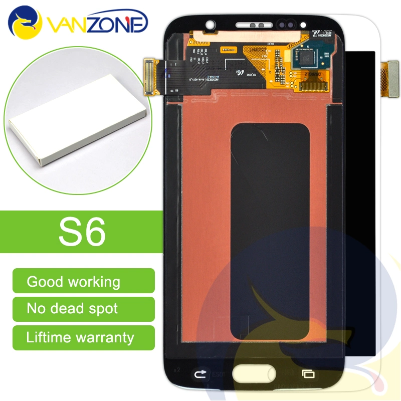 Auténtico Original de la pantalla LCD táctil y el digitalizador general para Samsung Galaxy S6 Borde Plus G9208 envío DHL