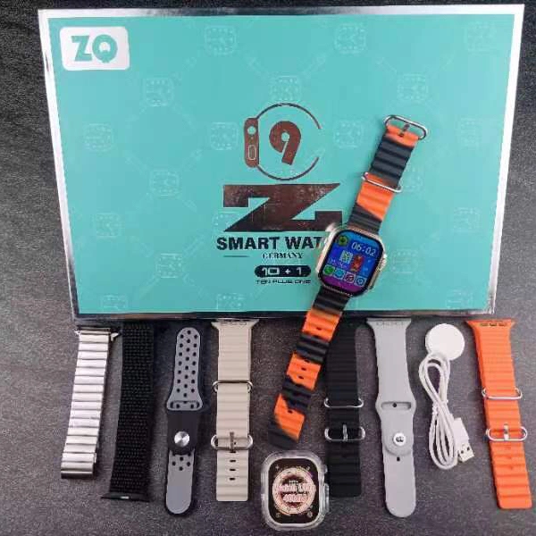 Z9 de alta calidad Ultra Smartwatch Paquete Caja de regalo de la correa de 10 a 10+1 Ultra Qaterproof IP68, Z9 Ultra Smart Watch con tiras de 10