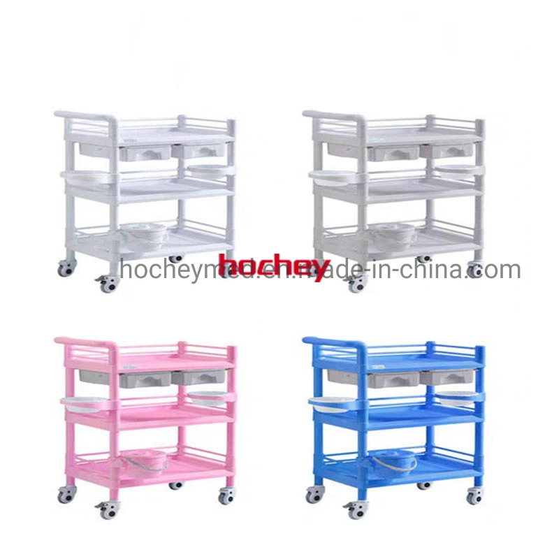 Hochey Neue Ankunft 4 Räder Beauty Machine Trolley Salon Trolley Mit Tablett