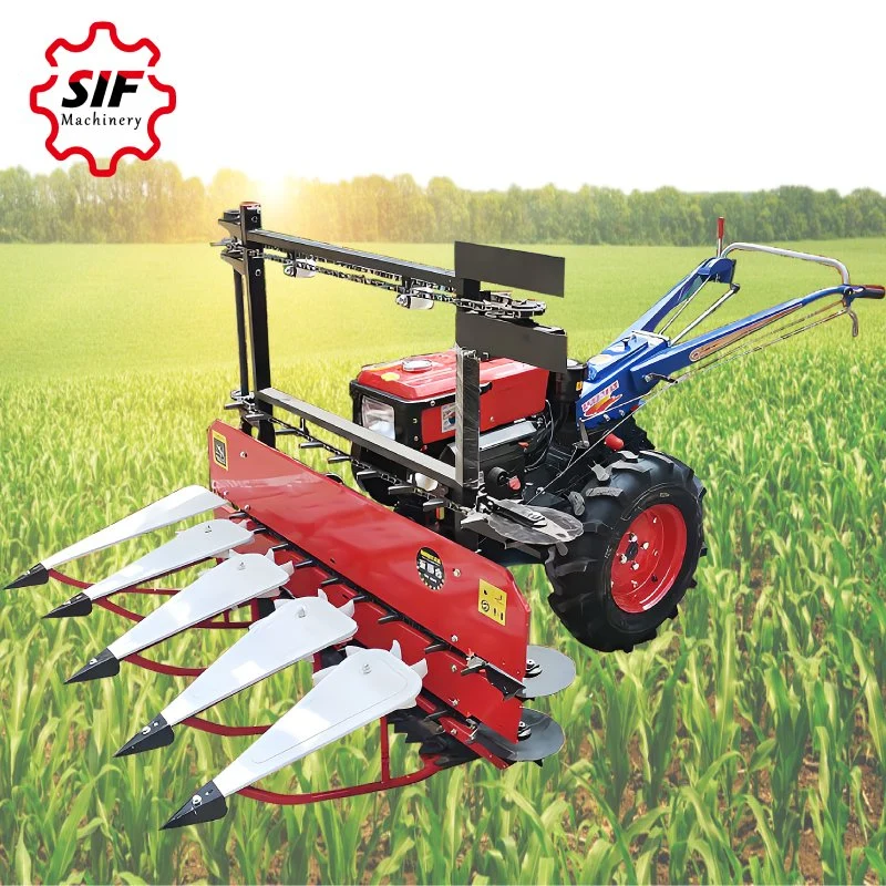 Sif Mini Walking Corn Harvester Machine Cutting Machine Rice Harvester Wheat Harvester Silage Harvester Machine